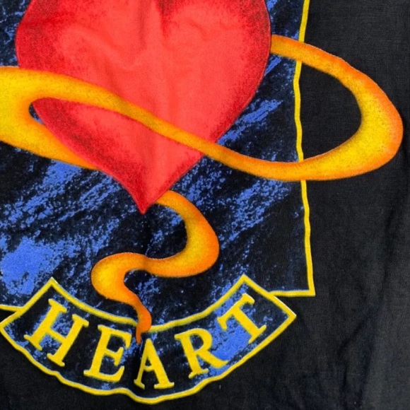 Vintage Angel Heart Bonnie Tyler Tour 1993 April Black T-Shirt, Size Large L - Picture 13 of 13